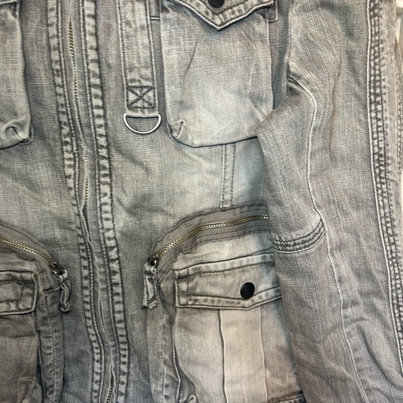 Vintage BS2B "bondage" cargo denim jacket - Picture 8 of 16
